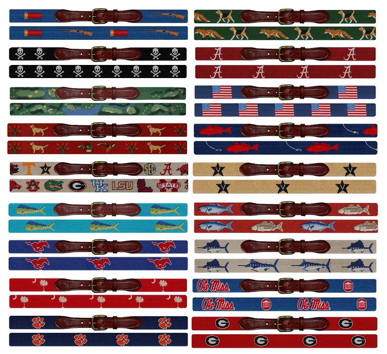 Smathers & Branson X Red Clay Soul Needlepoint Belt Giveaway » Red Clay