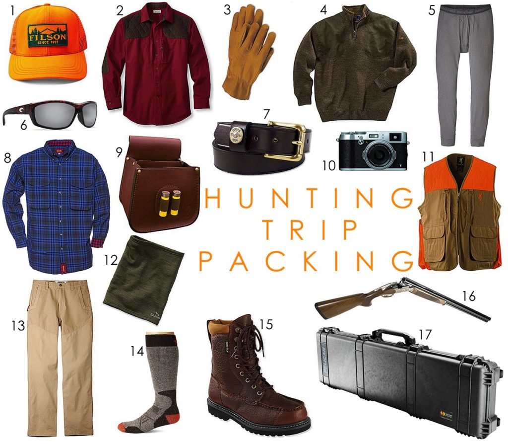 Hunting Trip Packing