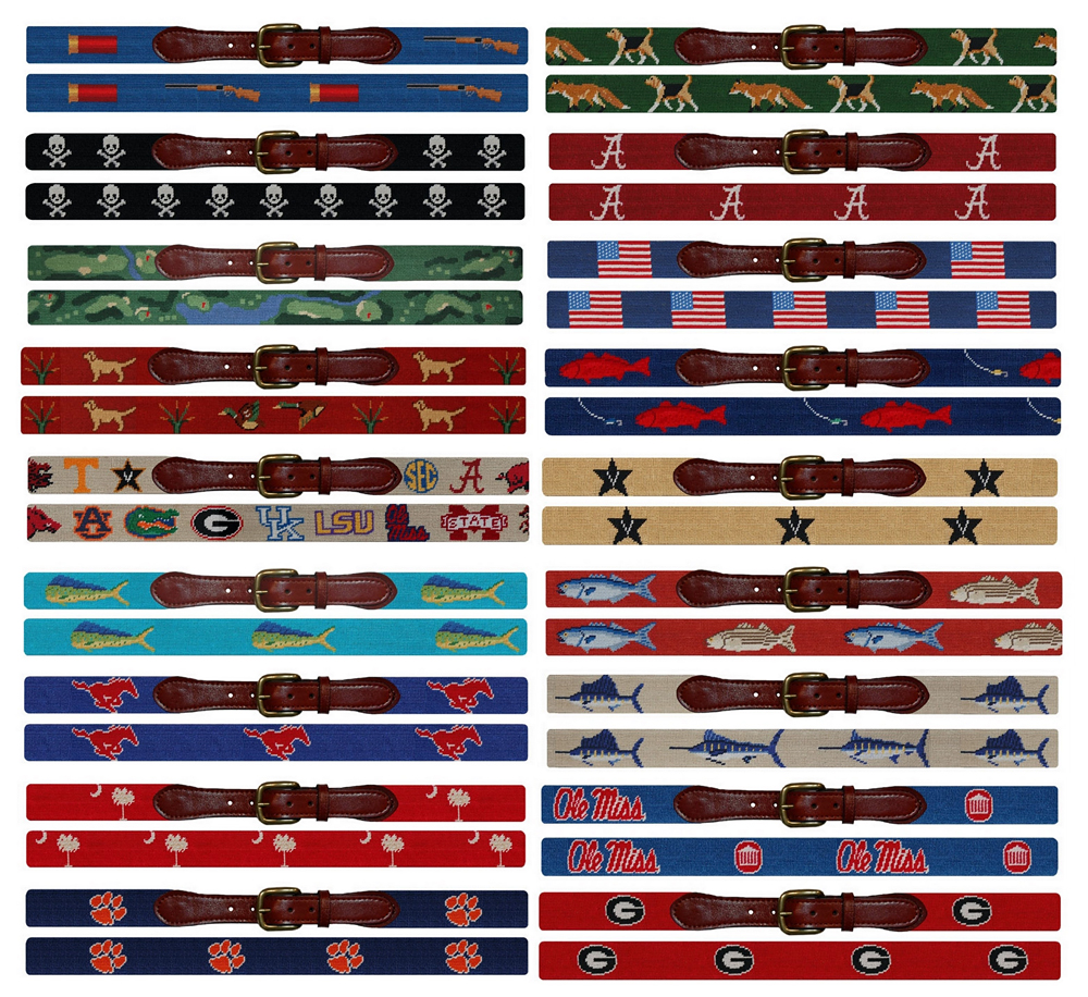 Smathers & Branson X Red Clay Soul Needlepoint Belt Giveaway
