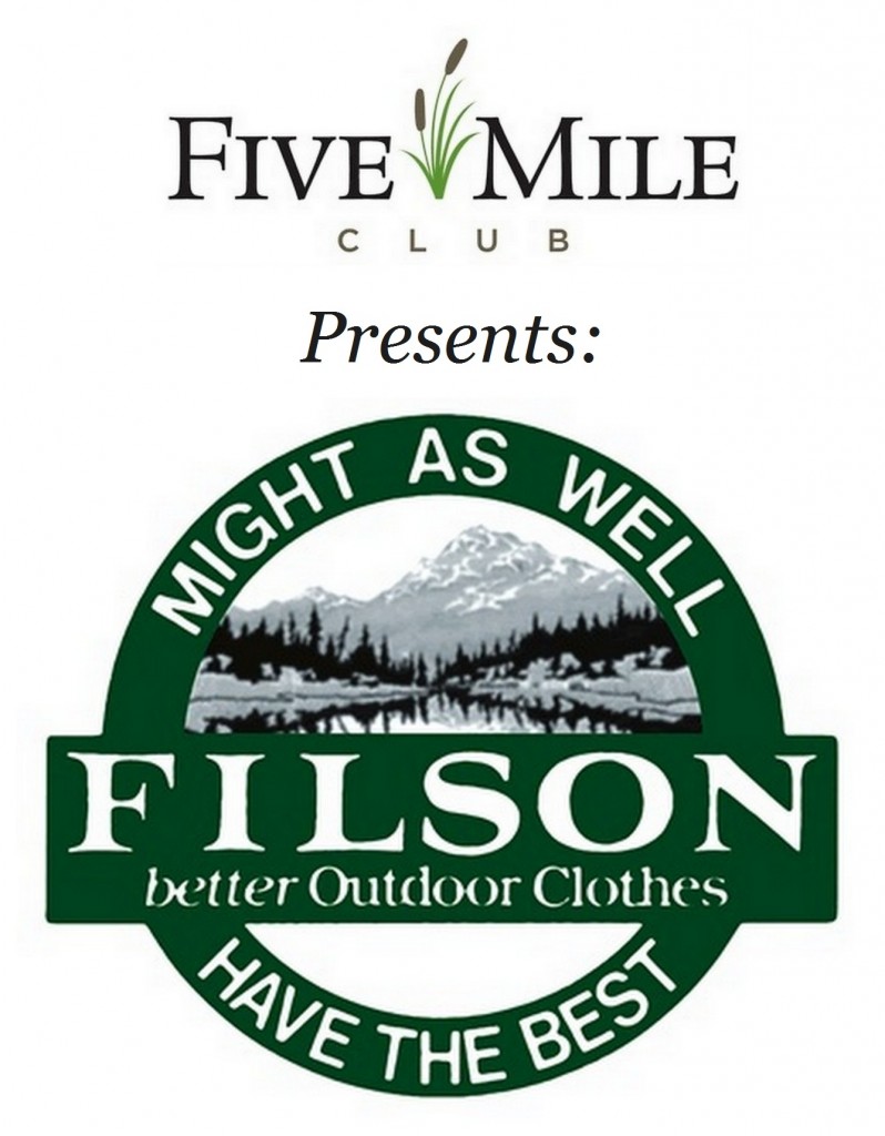 20% off Filson at Five Mile Club
