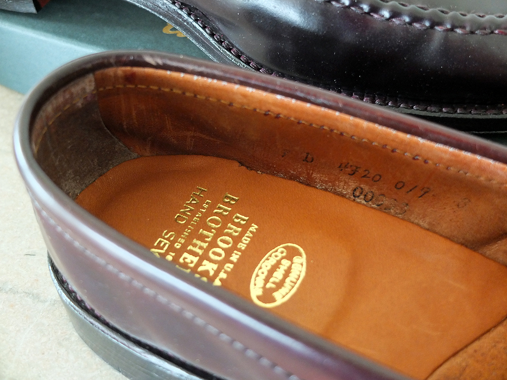 Back from a Tune Up: Alden for Brooks Brothers 986 Shell Cordovan Penny ...