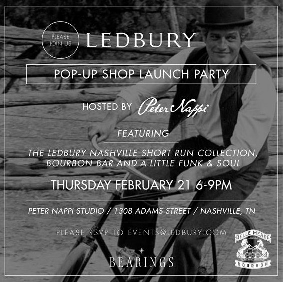Nashville Folks: TONIGHT – Ledbury Pop Up Launch Party