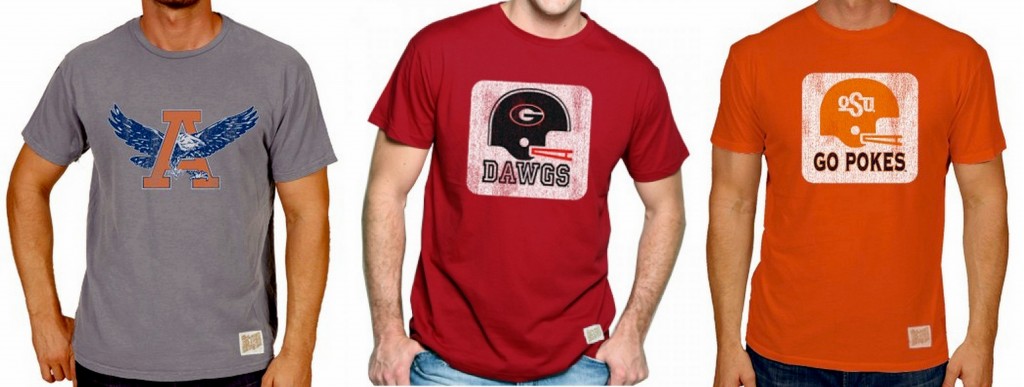 Vintage College Football T-shirts