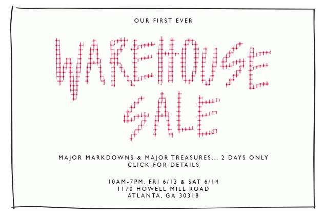 Head’s Up: The Sid Mashburn Warehouse Sale – This Friday and Saturday!