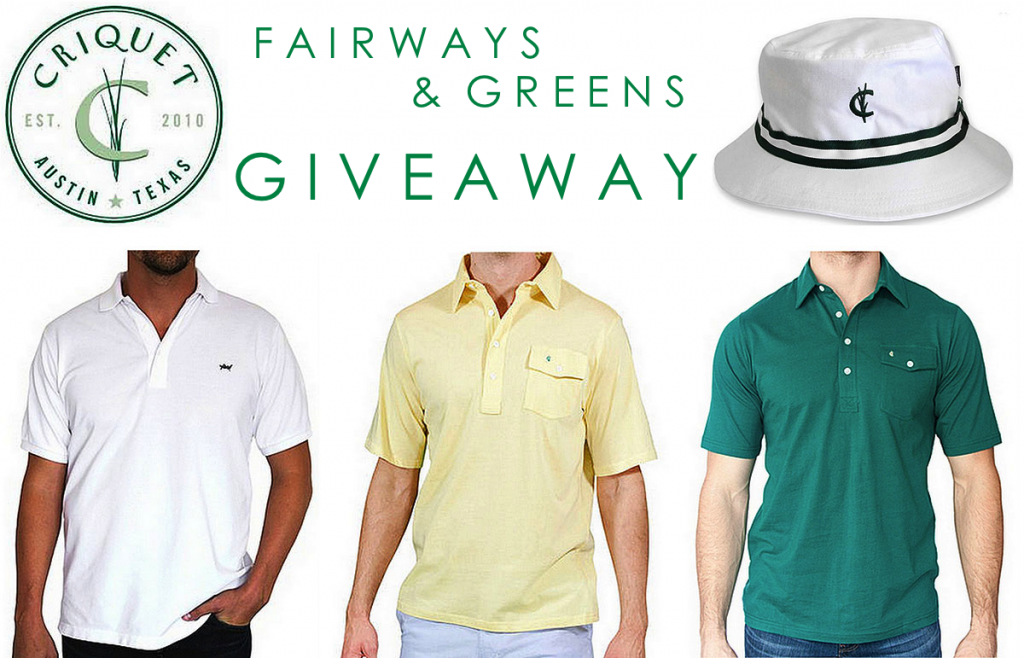 Fairways & Greens Giveaway With Criquet Shirts