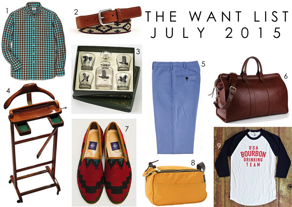 The Want List: July 2015
