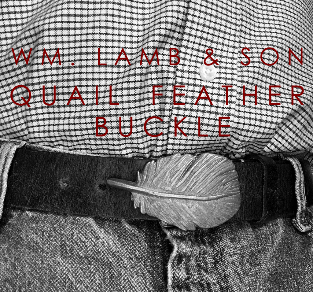 The Wm. Lamb & Son Quail Feather Belt