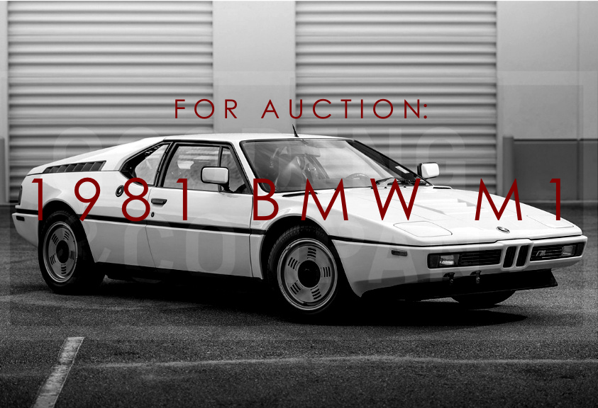 For Auction: 1981 BMW M1