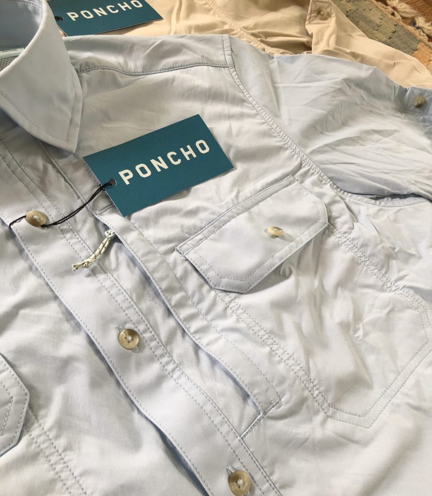 Blue Short Sleeve Fishing Shirt – Poncho